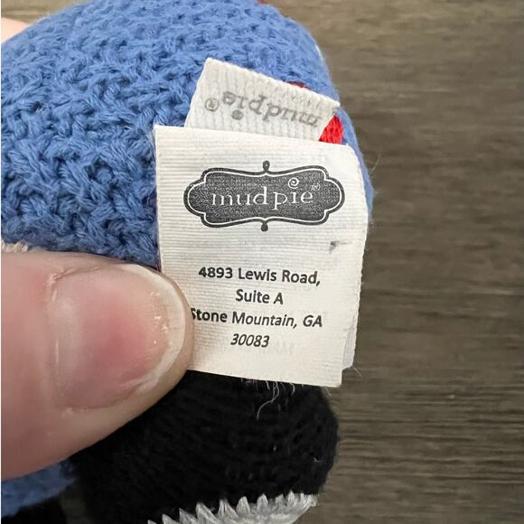 Mudpie Knit Car Plush Rattle - Picture 4 of 5